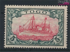 Togo (Dt. Kolonie) 23II A Mit Falz 1919 Schiff Kaiseryacht Hohenzollern (9120191 - Togo