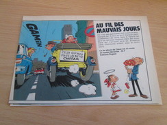 CLIP118 : PUBLICITE De REVUE SPIROU Avec CESAR PAR TILLIEUX  Découpée Dans Une Revue Des 70's , 1/2 Page A4 - César