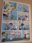 CLIP118 :PUBLICITE  De REVUE SPIROU Avec BOULE ET BILL Par ROBA  Découpée Dans Une Revue Des 70's , Page A4 - Boule Et Bill