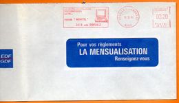59 LILLE MINITEL   1992 Lettre Entière N° EMA  HH 925 - EMA (Printer Machine)