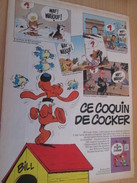 CLIP118 : PUBLICIT De REVUE SPIROU Avec BOULE ET BILL Par ROBA  Découpée Dans Une Revue Des 70's , Page A4 - Boule Et Bill