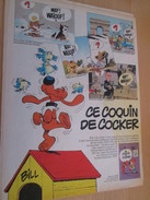 CLIP118 : PUBLICIT De REVUE SPIROU Avec BOULE ET BILL Par ROBA  Découpée Dans Une Revue Des 70's , Page A4 - Boule Et Bill