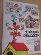 CLIP118 : PUBLICITE De REVUE SPIROU Avec BOULE ET BILL Par ROBA  Découpée Dans Une Revue Des 70's , Page A4 - Boule Et Bill