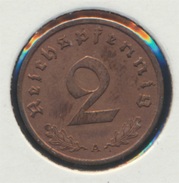 Deutsches Reich Jägernr: 362 1938 A Stgl./unzirkuliert Bronze 1938 2 Reichspfennig Reichsadler (7869078 - 2 Reichspfennig
