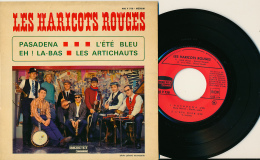 Super 45 T, LES HARICOTS ROUGES, "Pasadena, L'été Bleu, Eh ! La-bas, Les Artichauts", Ducretet, 460 V 758 - Jazz