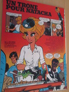 CLIP118 : PUBLICITE De REVUE SPIROU Avec NATACHA Par WALTHERY  Découpée Dans Une Revue Des 70's , Page A4 - Natacha