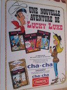 CLIP118 : PUBLICITE De REVUE SPIROU Avec LUCKY LUKE Par MORRIS Découpée Dans Une Revue Des 70's, Page A4 - Lucky Luke