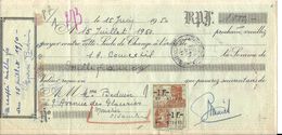 Vends Billet à Ordre 1000 1950 Timbre Taxe Belge  SAINT GILLES CACHET à DATE ROUGE - Autres & Non Classés