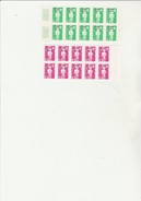 ST PIERRE ET MIQUELON - N° 630 Et 631-BLOC DE 10- BORD DE FEUILLE - ANNEE 1996- COTE : 32,50 € - Unused Stamps