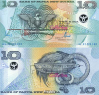 Papua-Neuguinea Pick-Nr: 26b Bankfrisch 2002 10 Kina (plastic) Vogel - Papouasie-Nouvelle-Guinée
