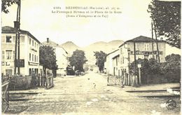 Retournac Passage à Niveau Et Place De La Gare - Retournac