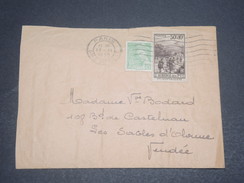 FRANCE - Enveloppe De Paris Pour Les Sables D'Olonne En 1939 , Affranchissement Plaisant - L 11790 - 1921-1960: Modern Period