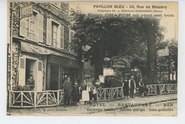 SCEAUX - ROBINSON - Hôtel Restaurant Bar " PAVILLON BLEU - 50, Rue De Malabry - Chez HENRI CHAPON Où Tout Est Bon " - Sceaux