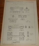 Plan De Nouveaux Perfectionnements Relatifs à La Voie Des Chemins De Fer. 1858 - Obras Públicas