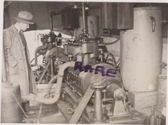 Photo,photographie, De Presse,paris En 1936,les Pompes Mis En Place Par Les PTT,POUR EVACUER L'eau Des Souterrains - Places