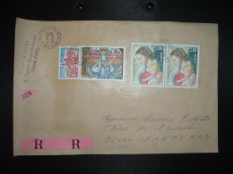 DEVANT COLIS RECOMMANDE TP RUBENS 2,00 X2 + MINIATURE 2,00 + EUROPA 1,00 OBL.2-7-1979 PARIS 14 AN.4 (ANNEXE) - Posttarife