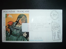 LETTRE Illustrée TABLEAU DE GAUGUIN VAHINE OBL.MEC.4-9-1985 PAPEETE RP ILE TAHITI - Briefe U. Dokumente