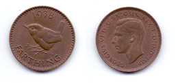Great Britain 1/4 Penny 1938 - B. 1 Farthing