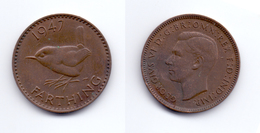 Great Britain 1/4 Penny 1947 - B. 1 Farthing