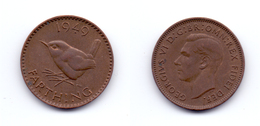 Great Britain 1/4 Penny 1949 - B. 1 Farthing