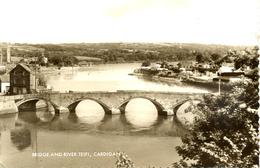 DYFED - CARDIGAN - BRIDGE AND RIVER TEIFI RP Dyf294 - Cardiganshire