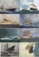 Schiff Partie Von 300 Bis 400 Neuerer Ansichtskarten I-II Bateaux Bateaux - Warships