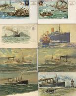 Schiffe über Jahrzehnte Zusammengetragene Sammlung Von Circa 4400 Ansichtskarten, Tolles Objekt I-II Bateaux - Warships