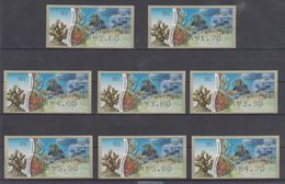 ISRAEL 2012 KLUSSENDORF ATM CORAL CONSERVATION DIVING FULL SET OF 8 STAMPS - Vignettes D'affranchissement (Frama)