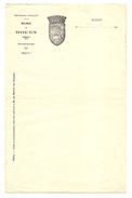Papier à En-tête Mairie De ROUEN - Secrétariat Avec Blason De La Ville De ROUEN (21 X 13,5) - 194..... - Unclassified