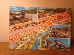 Cartolina Torino Italia 61 Souvenir  Monorotaia Viaggiata Anni 60 - Mostre, Esposizioni