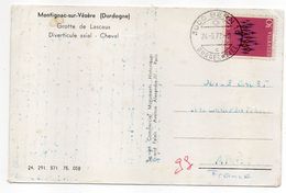 Suisse -1972 - Timbre EUROPA -cachet BERNE Sur Carte Postale De Montignac Sur Vézère-24 (France) Pour La France ARES-33 - Briefe U. Dokumente