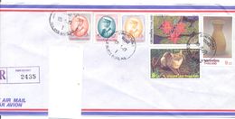 2000. Thailand, The Letter Sent By  Registered Air-mail Post To Moldova - Thaïlande