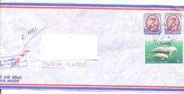 2000. Thailand, The Letter Sent By  Registered Air-mail Post To Moldova - Thailand