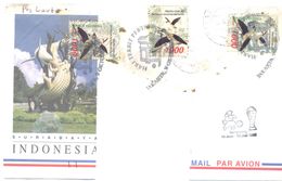 2001. Indonesia, The Letter Sent By  Air-mail Post To Moldova - Indonesia