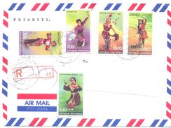 1999. Indonesia, The Letter Sent By Registered Air-mail Post To Moldova - Indonesia