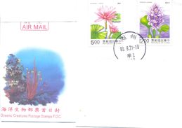 2001.Taiwan, The Letter Sent By Air-mail Post To Moldova - Briefe U. Dokumente