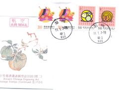 2002.Taiwan, The Letter Sent By Air-mail Post To Moldova - Briefe U. Dokumente