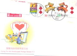 2002.Taiwan, The Letter Sent By Air-mail Post To Moldova - Storia Postale