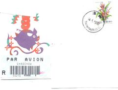 2001.Taiwan, The Letter Sent By Registered Air-mail Post To Moldova - Brieven En Documenten