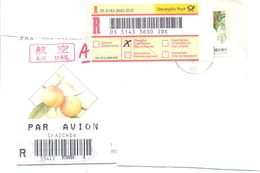 2001.Taiwan, The Letter Sent By Registered Air-mail Post To Moldova - Lettres & Documents