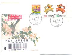 2002.Taiwan, The Letter Sent By Registered Air-mail Post To Moldova - Briefe U. Dokumente