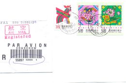 2001.Taiwan, The Letter Sent By Registered Air-mail Post To Moldova - Briefe U. Dokumente
