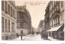 CPA 75 PARIS 17 EME  RUE GUYOT A LA RUE JARDIN PIECE TRES RARE ! - Distretto: 17