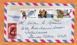 New Zealand Cover Mailed To USA - Brieven En Documenten