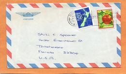 New Zealand Cover Mailed To USA - Cartas & Documentos