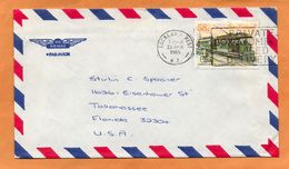 New Zealand Cover Mailed To USA - Cartas & Documentos