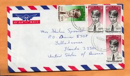 New Zealand Cover Mailed To USA - Brieven En Documenten