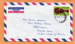 New Zealand Cover Mailed To USA - Storia Postale