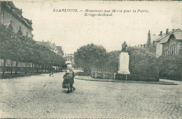 DE / SAARLOUIS / Monument Aux Morts Pour La Patrie / - Kreis Saarlouis