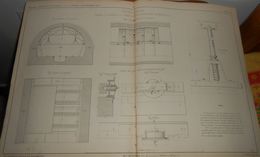 Plan De Cintres Mobiles Employés à La Construction De L'égout Galerie Du Boulevard De Sébastopol. 1858 - Public Works